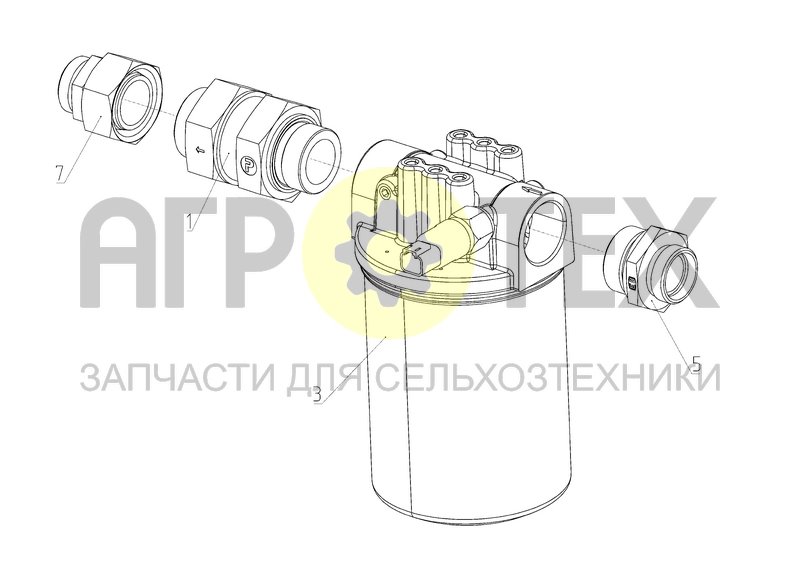 Чертеж Фильтр (161.09.30.300)